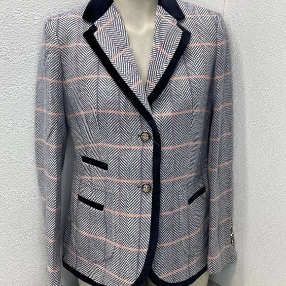Barilouche Women's Seville Wool Blazer Multicolor Size 38/US 2 | Slim Fit – NWT - Picture 1 of 8